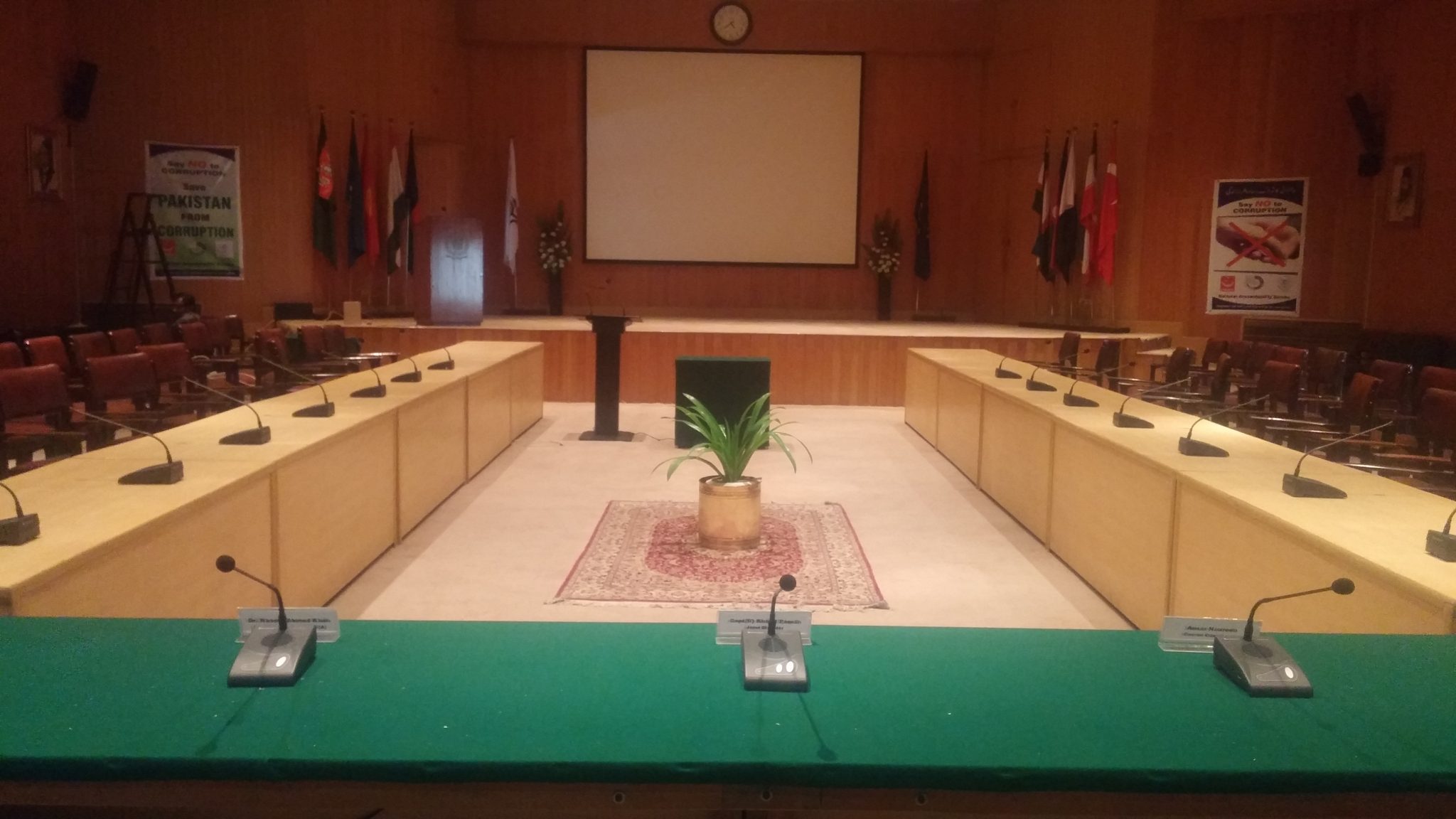 Postal staff college islamabad opted for Restmoment 2700 series audio microphone system