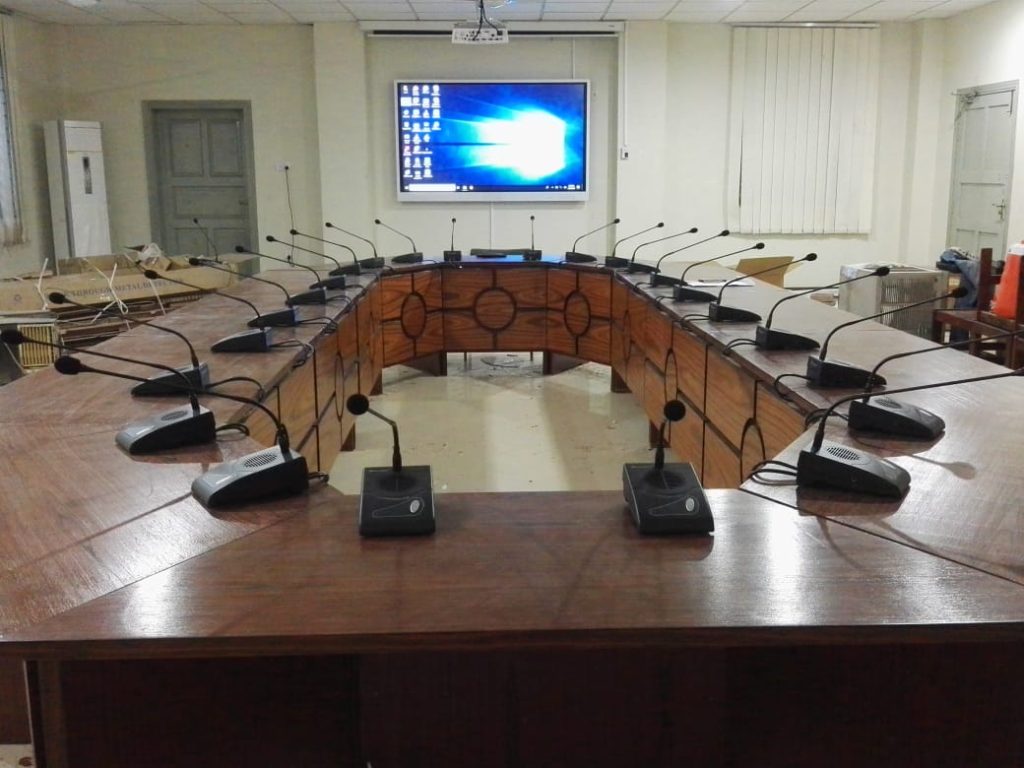 audio conferencing system with interactive led display screen at Peshawar-Pakistan