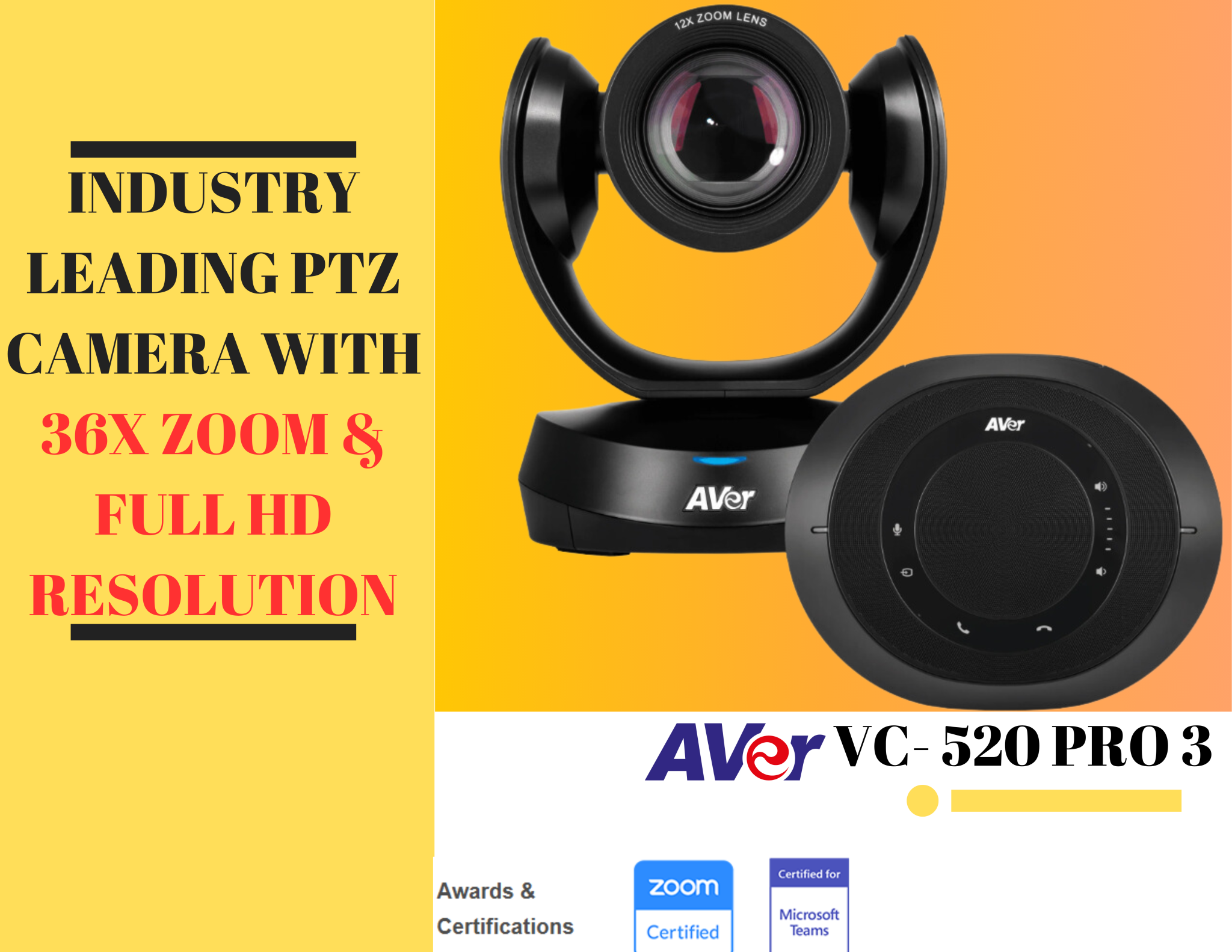 AVer All in one Video conferencing system VC-520 Pro 3