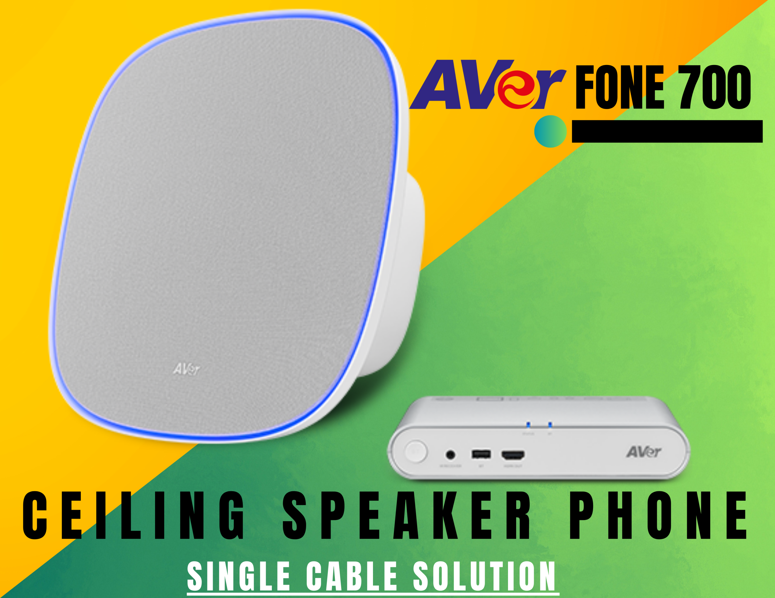 AVer video conferencing ceiling microphone