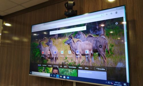 AVer video conferencing example in Islamabad - Pakistan using VC- 520 Pro 2
